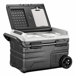 Adventurer Alpicool 45 Litre Wheeled 12v Portable Camping Fridge Freezer Cool Box