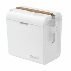 Outwell ECOcool 24L Cool Box 12V/230V - White Bamboo