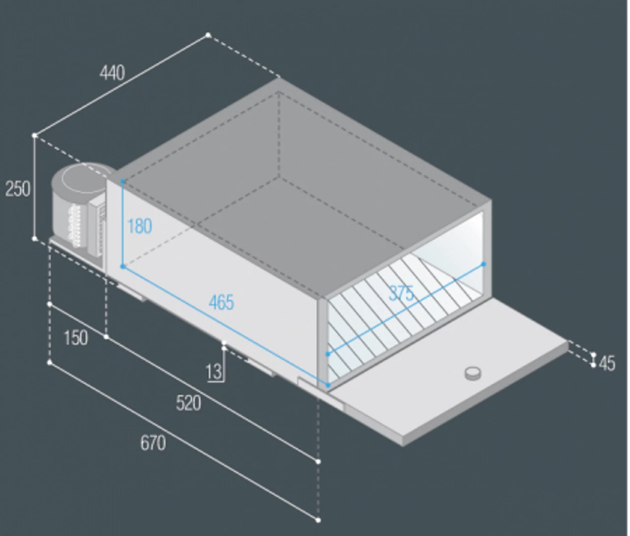 Vitrifrigo BRK35 12/24v Caravan Motorhome And Campervan Drawer Fridge - Image 4