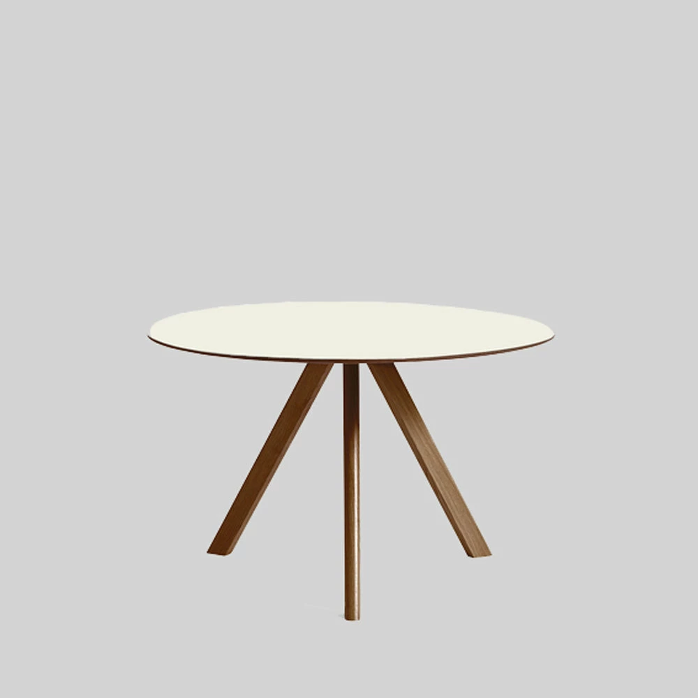 Hay Copenhague Table Round CPH20 Walnut - Image 5