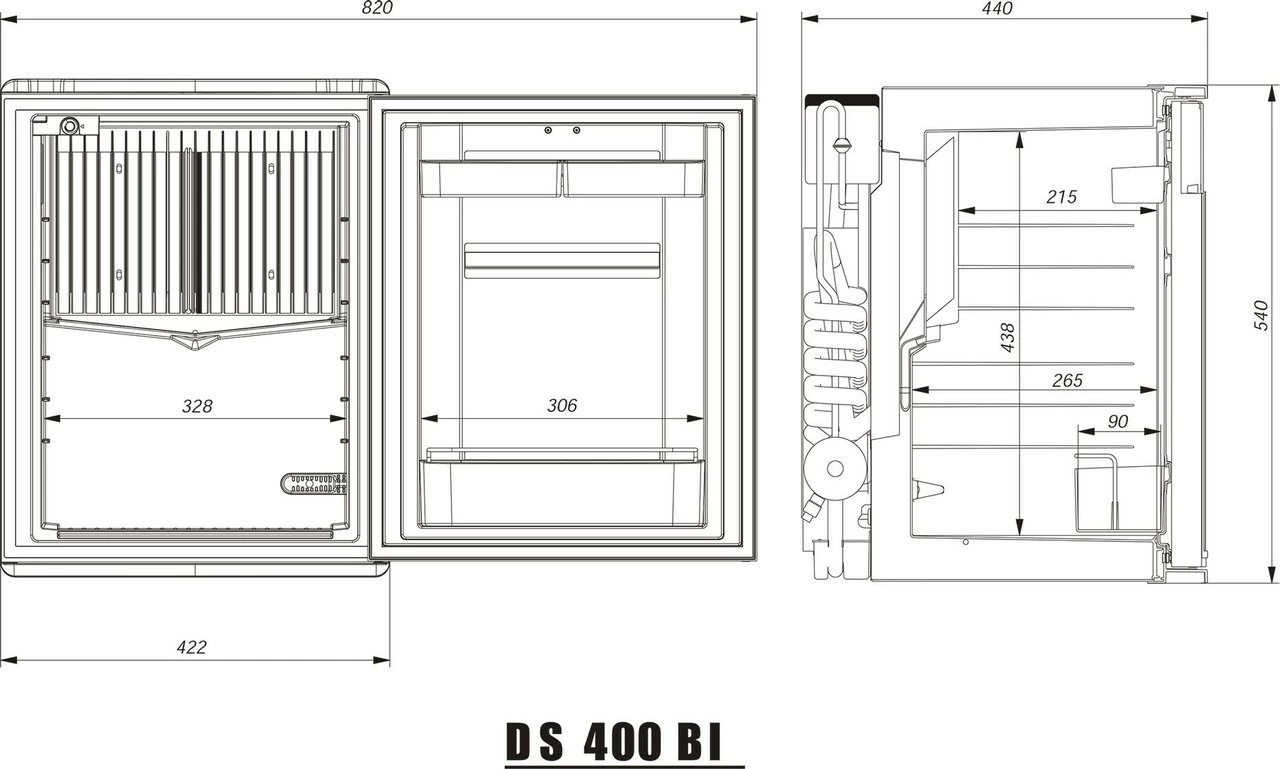 Dometic Silencio DS400 Silent Mini Bar Fridge - Image 7