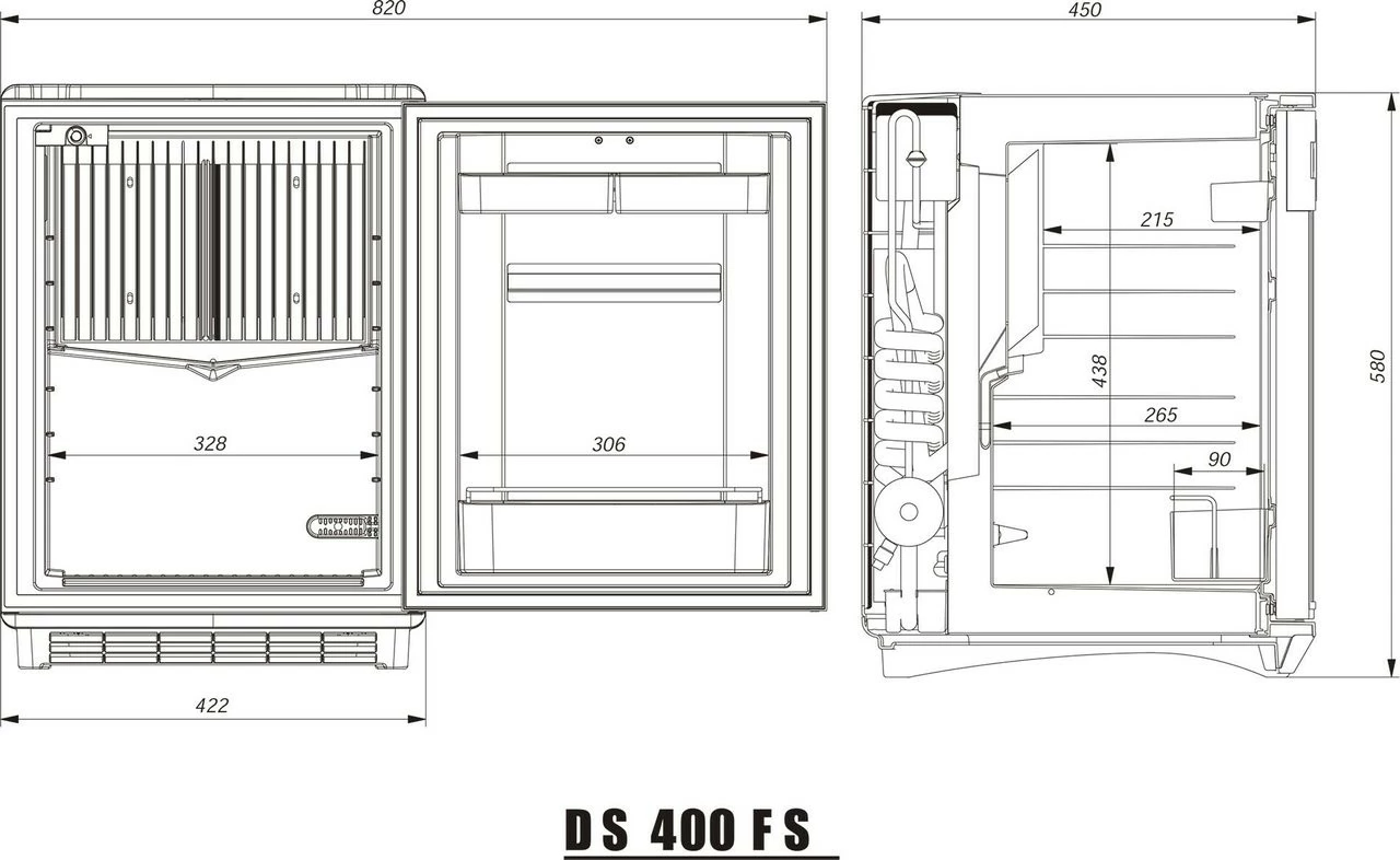 Dometic Silencio DS400 Silent Mini Bar Fridge - Image 8