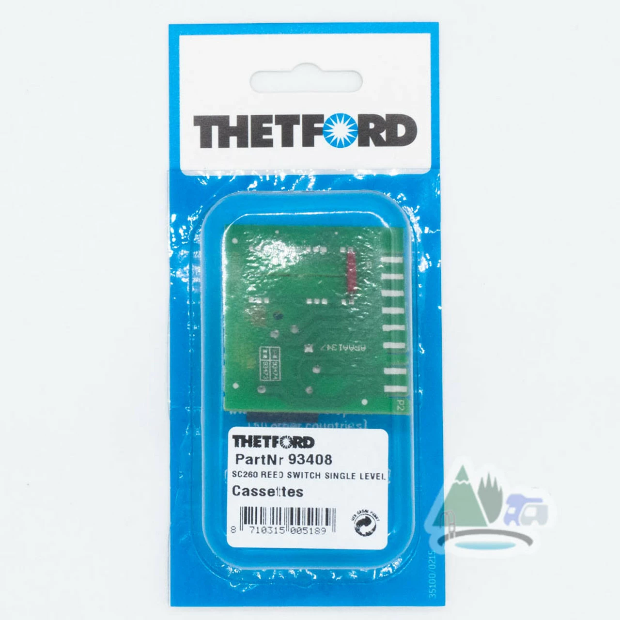 Thetford Spare - C260 Reed Switch PCB With Relay For Cassette Toilets