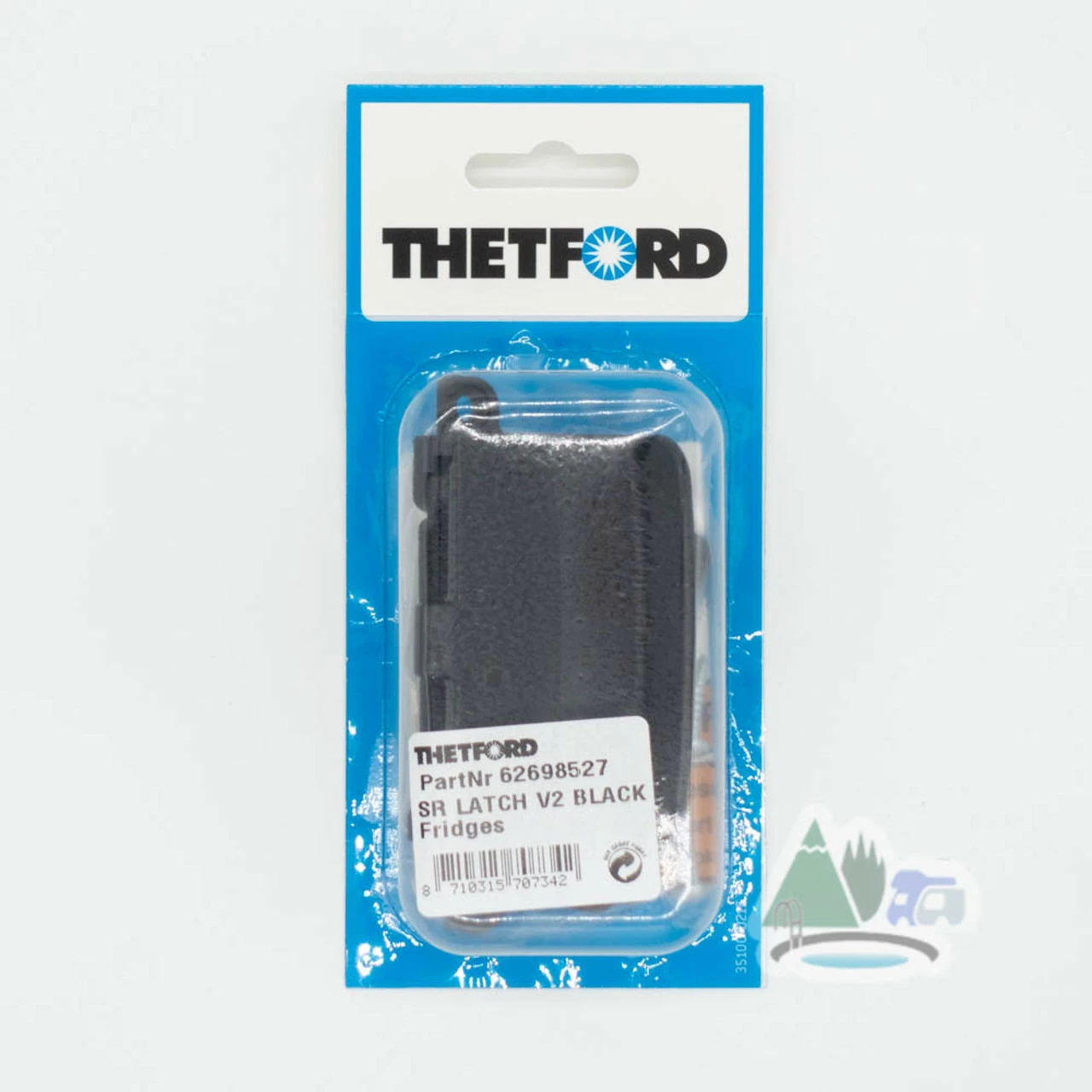 Thetford Spare - Fridge Latch SR V2 Black - 62698527
