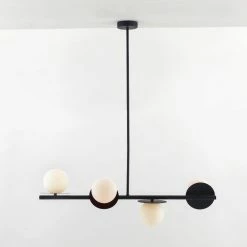 Houseof Opal Disk Ceiling Light Charcoal