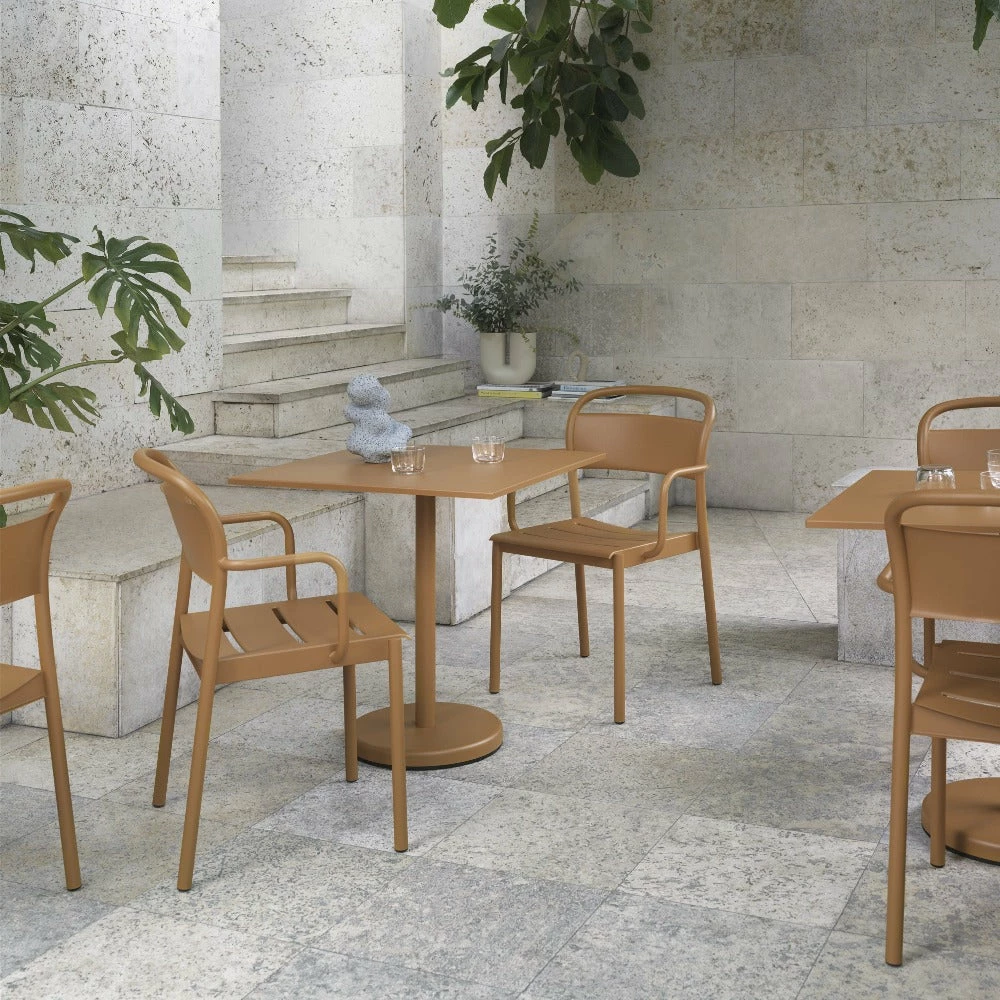 Muuto Linear Steel Outdoor Cafe Table - Image 2