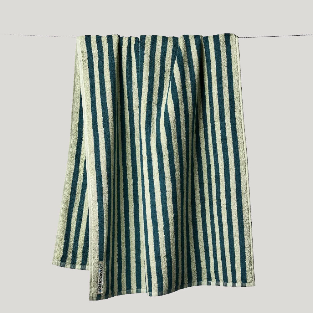 Bongusta Naram Towels Sea Foam & Dark Teal