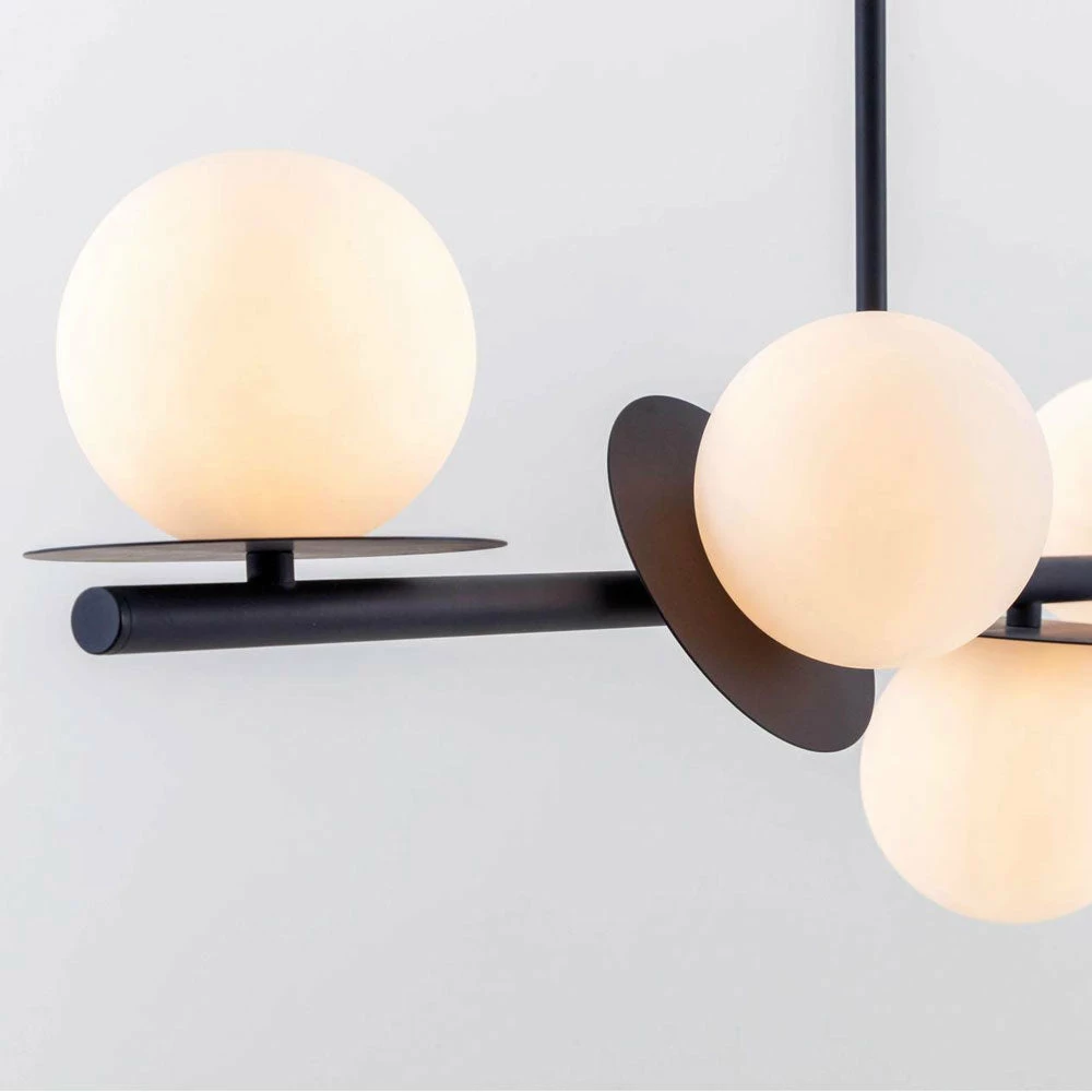 Houseof Opal Disk Ceiling Light Charcoal - Image 2