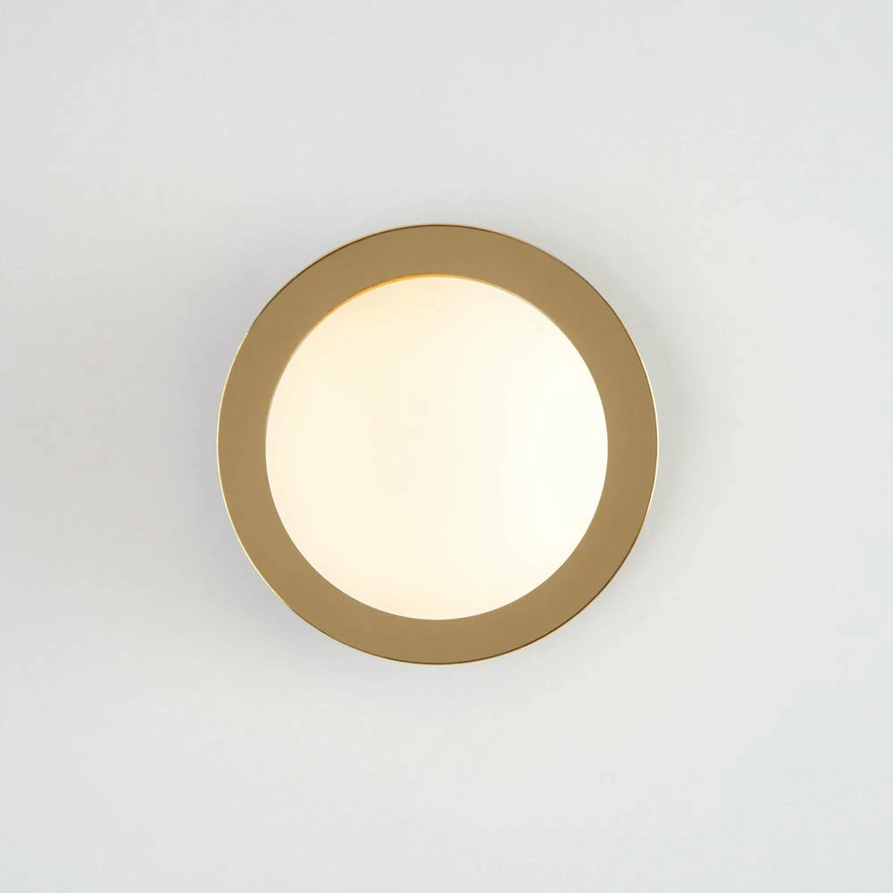 Houseof Opal Disk Wall Light Brass - Image 2