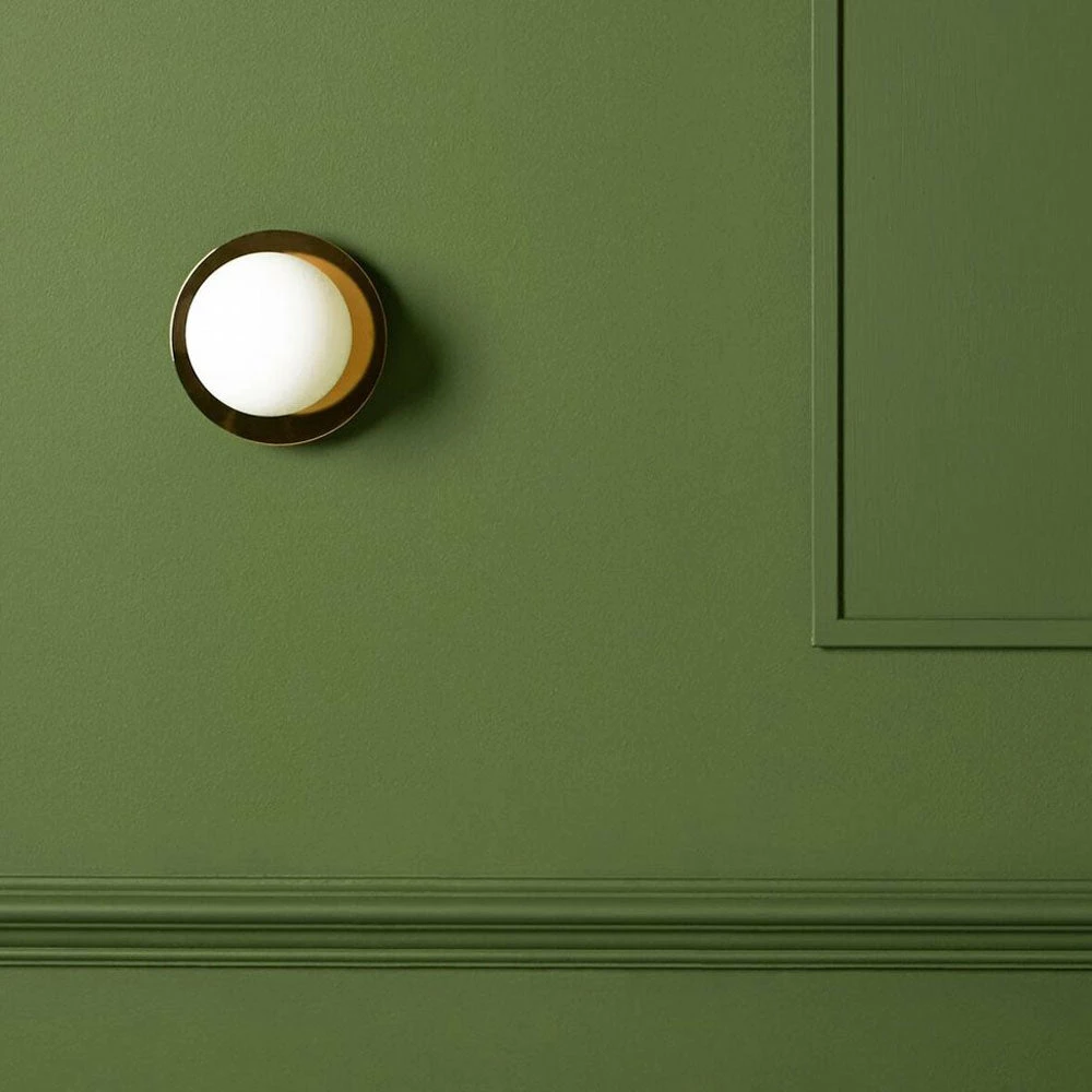 Houseof Opal Disk Wall Light Brass - Image 3