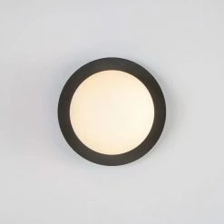 Houseof Opal Disk Wall Light Charcoal