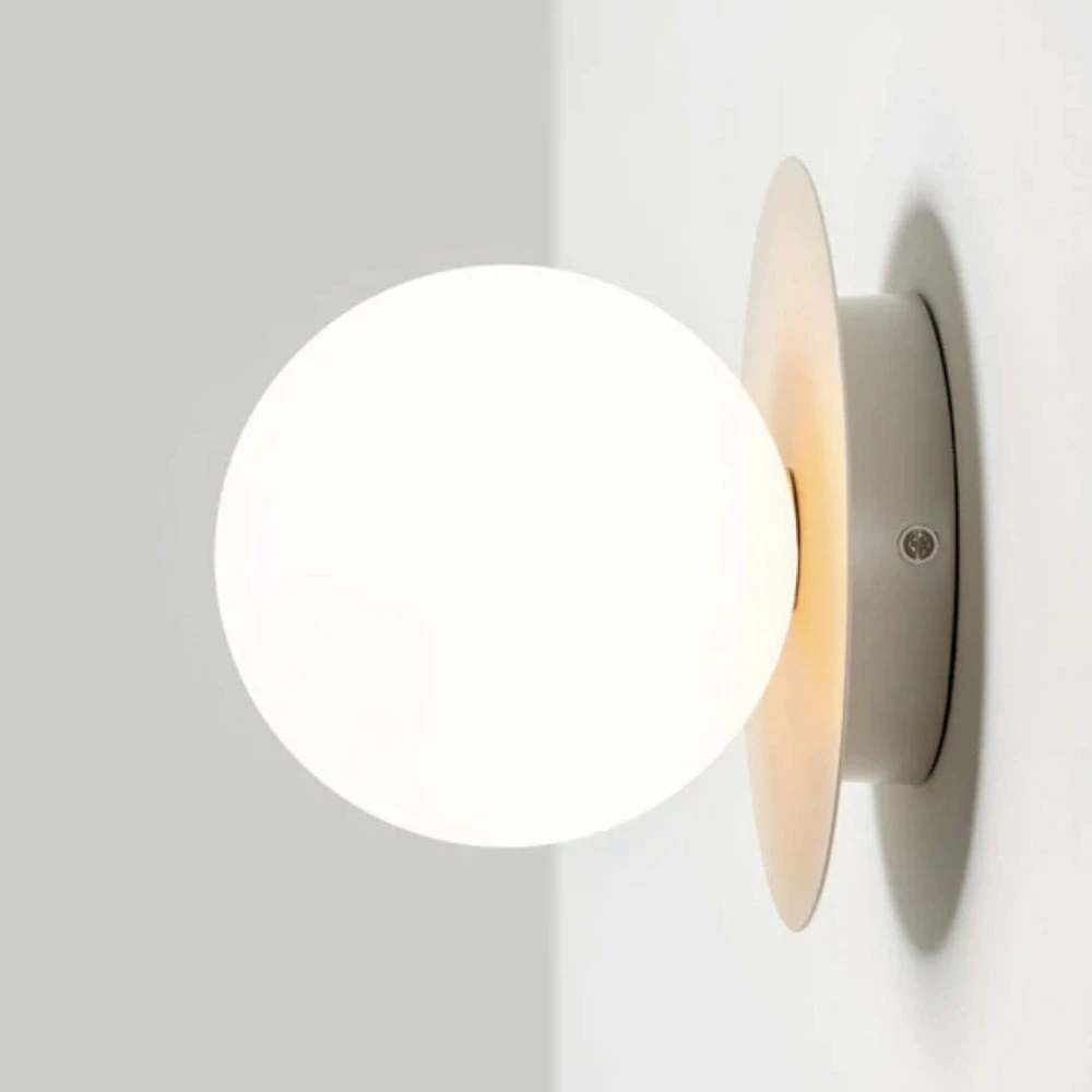 Houseof Opal Disk Wall Light Sand - Image 2