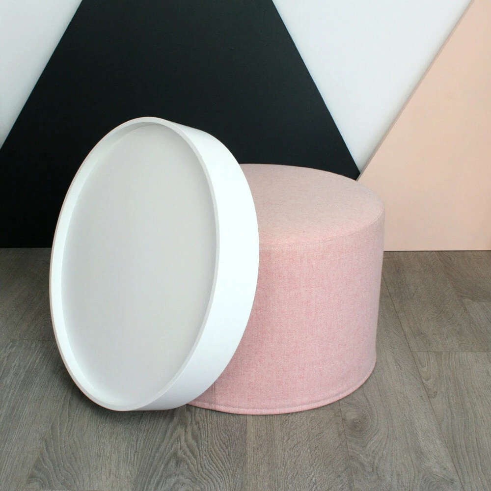 Softline Drum Pouf - Image 5