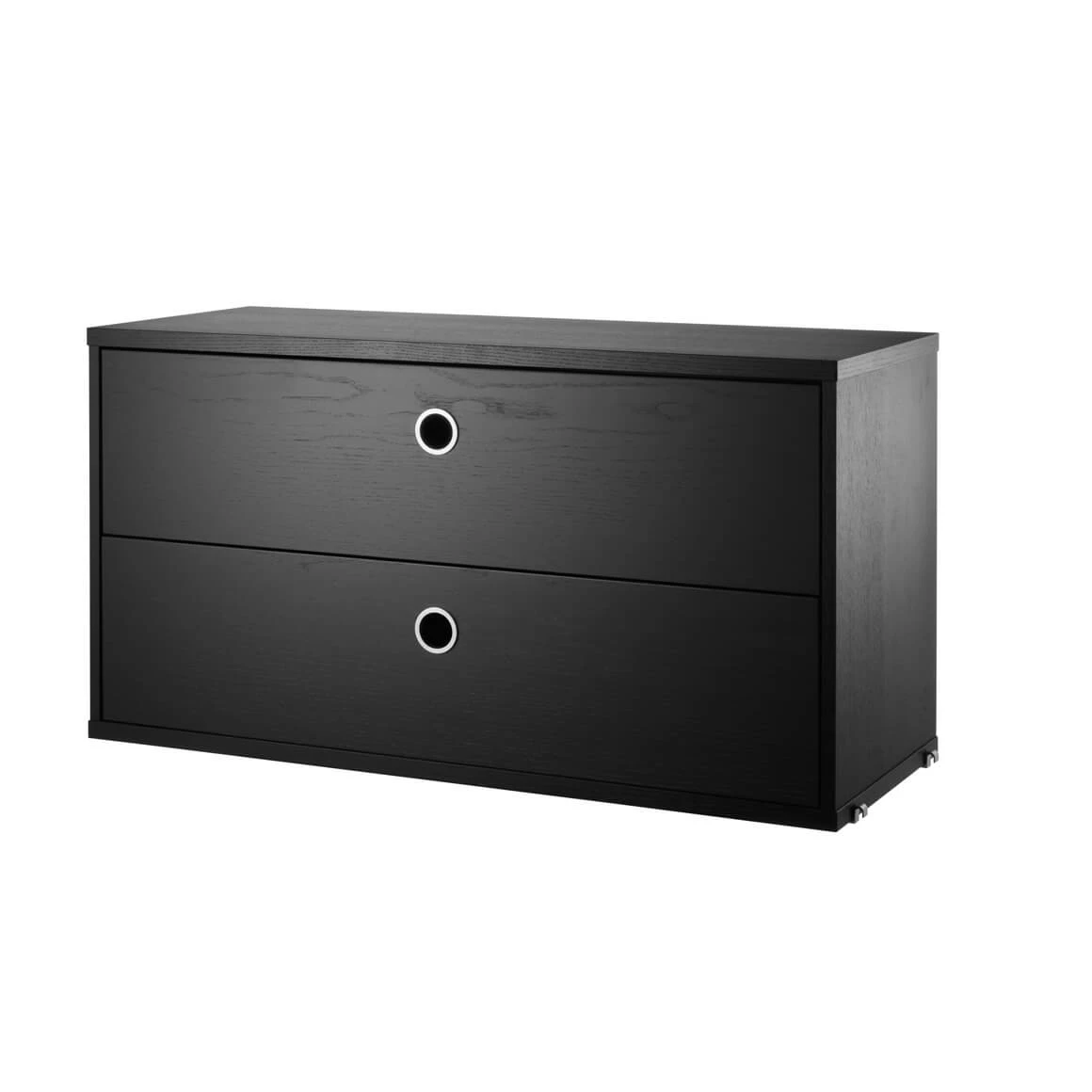 String System Cabinet With Two Drawers - Image 5