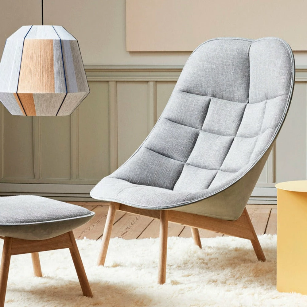 Hay Uchiwa Quilted Lounge Chair