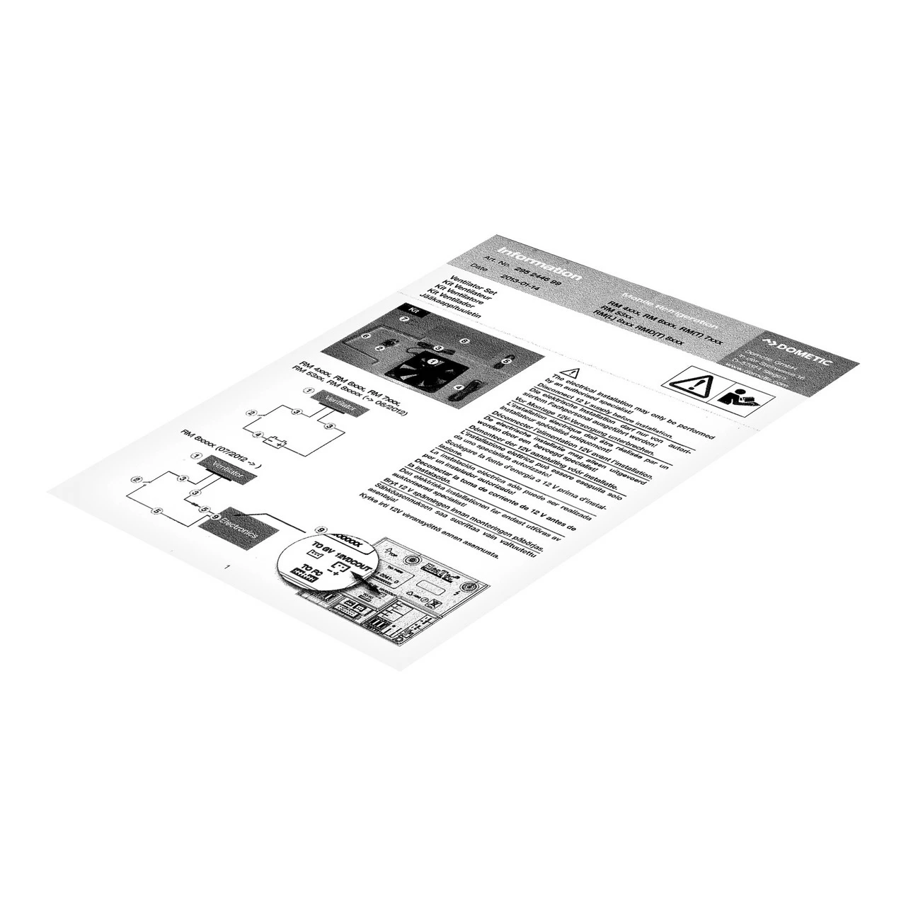 Dometic Absorption Fridge Ventilation Upgrade Kit - Image 5