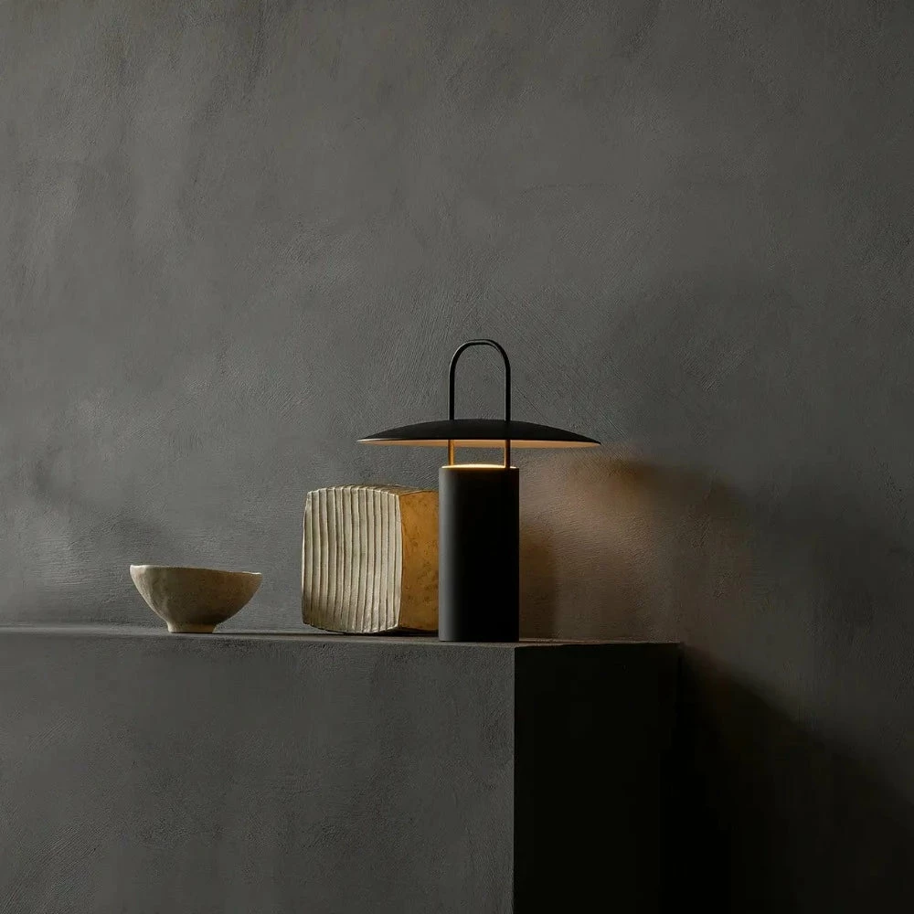 Menu Ray Portable Table Lamp Black