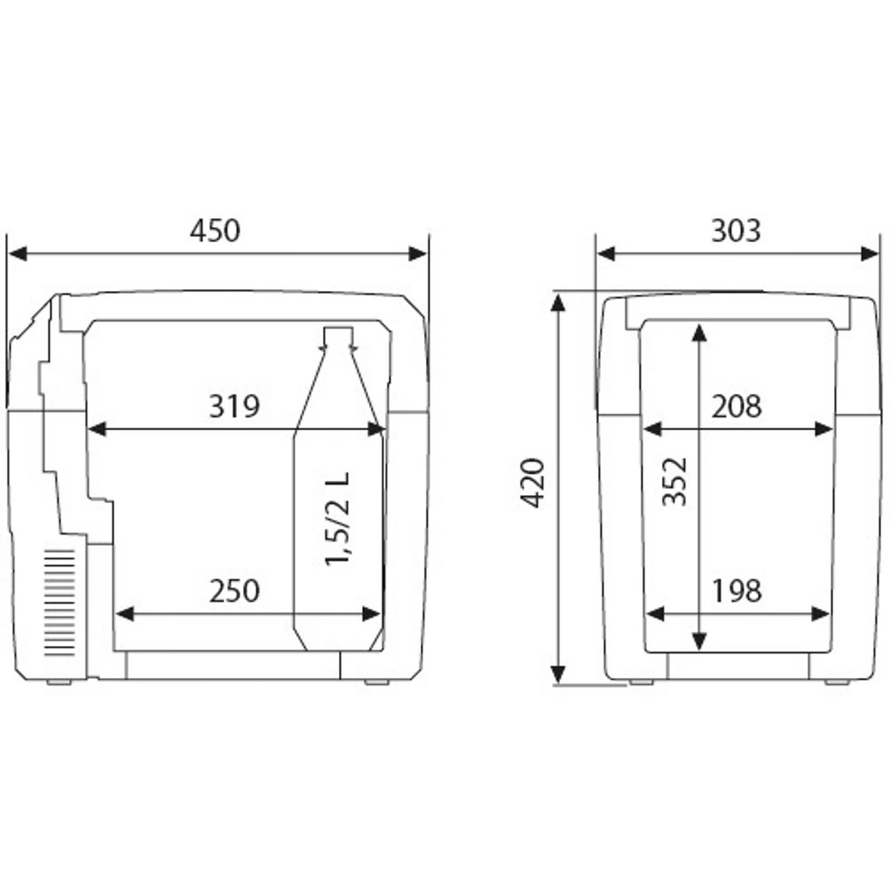 Dometic Waeco Tropicool TCX21Thermoelectric AC/DC Cool Box - Image 7