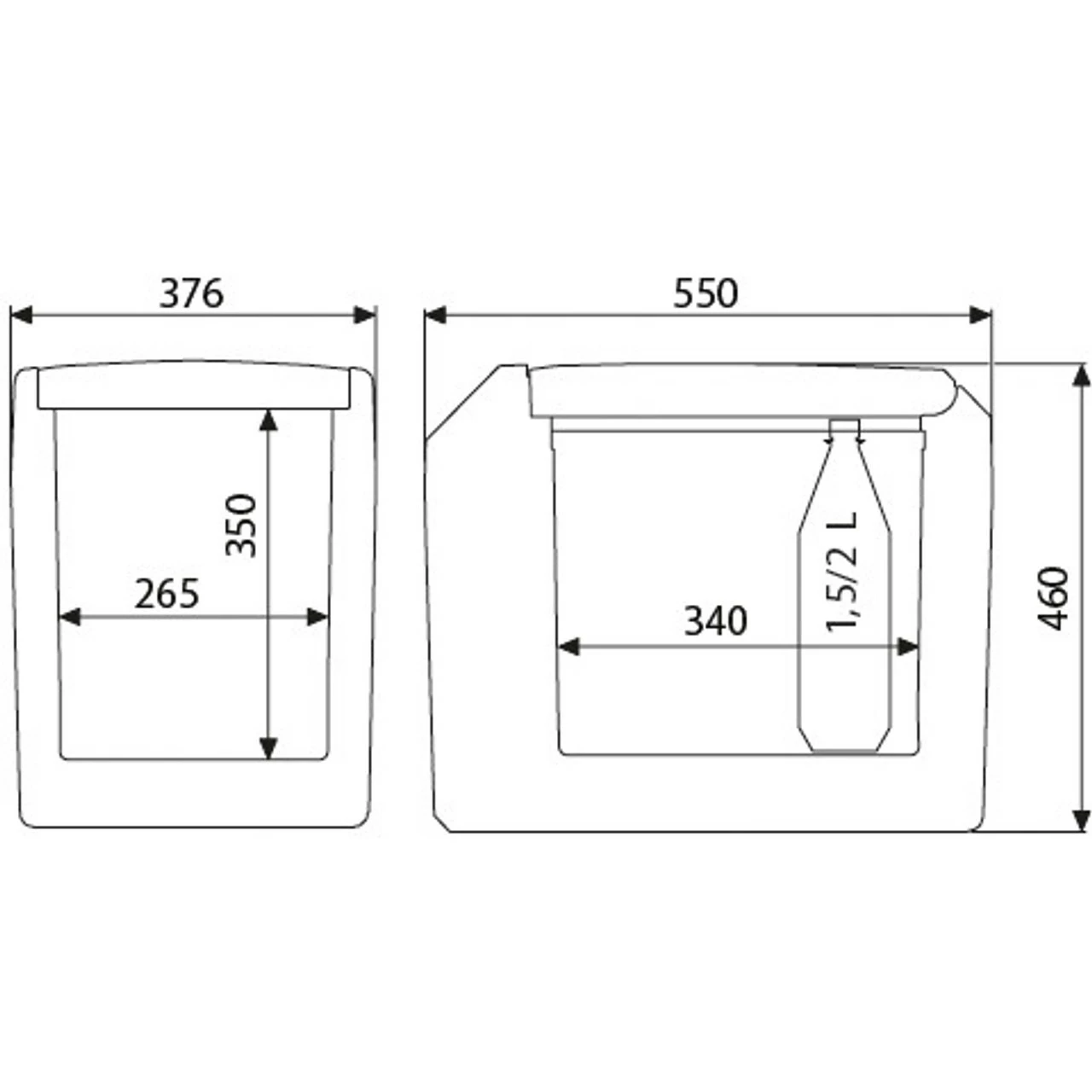 Dometic Waeco Tropicool TCX35 Thermoelectric 12v 24v Mains Cool Box - Image 4